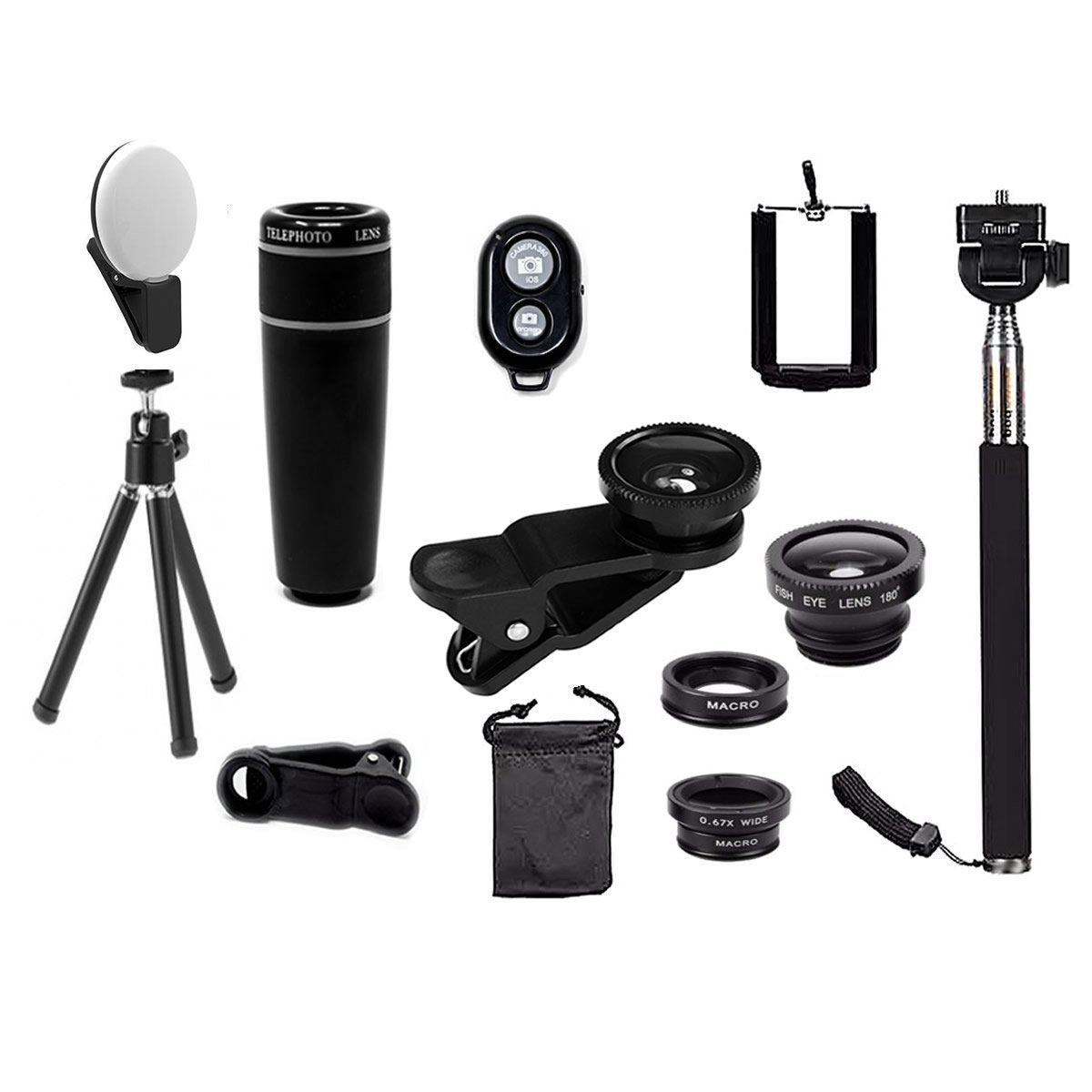 11-in-1 Smartphone Lens & Selfie Photography Bundle