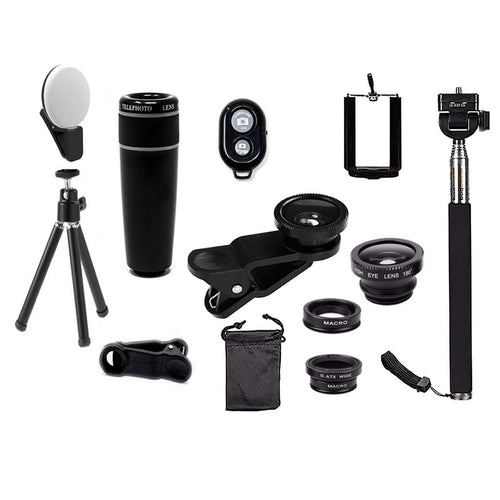 11-in-1 Smartphone Lens & Selfie Photography Bundle