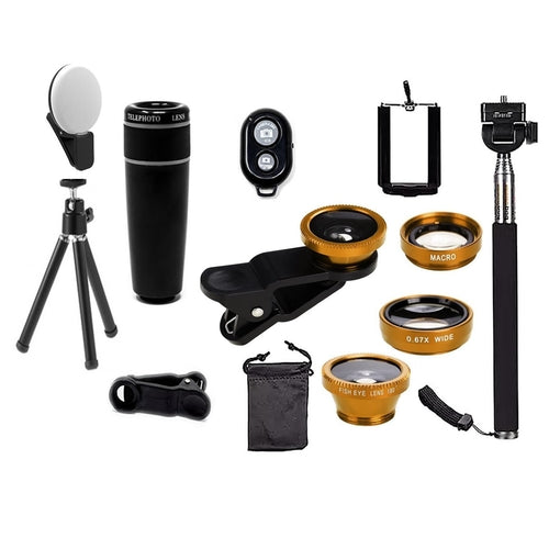 11-in-1 Smartphone Lens & Selfie Photography Bundle