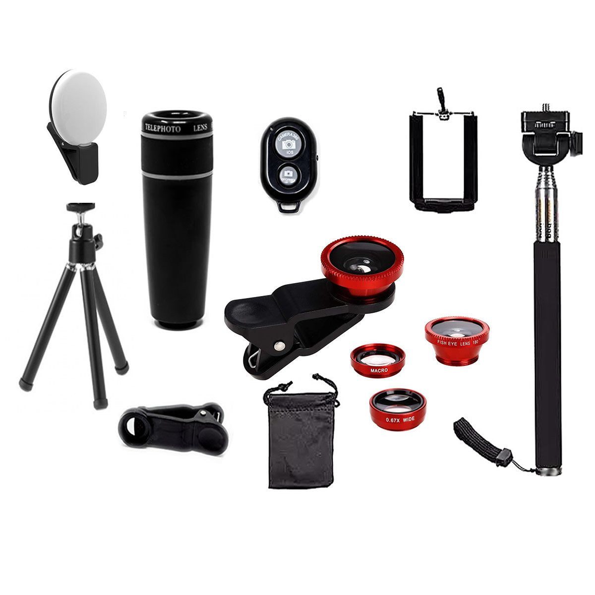 11-in-1 Smartphone Lens & Selfie Photography Bundle