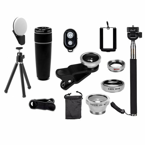 11-in-1 Smartphone Lens & Selfie Photography Bundle