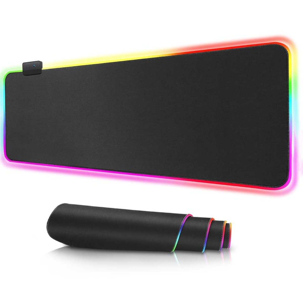 Ninja Dragons 1-Touch Light-Up RGB Gaming Mouse Pad