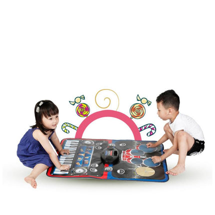 Kids’ Musical Instruments Mat Set – 8-in-1 Electric Music Play Mat