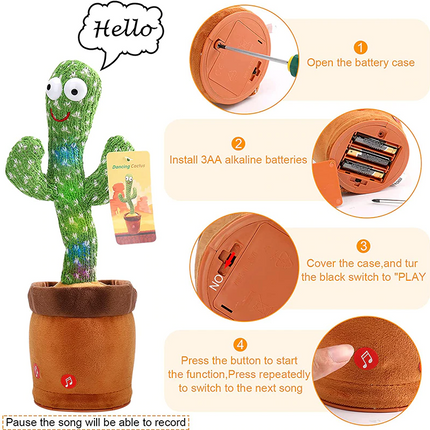 Dancing Cactus Plush Toy