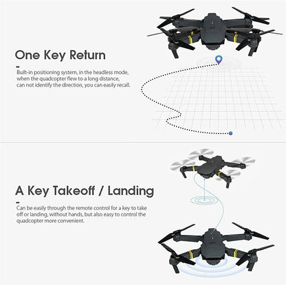 4K HD Dual Camera RC FPV WiFi Portable Wide Angle Quadcopter