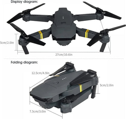 4K HD Dual Camera RC FPV WiFi Portable Wide Angle Quadcopter