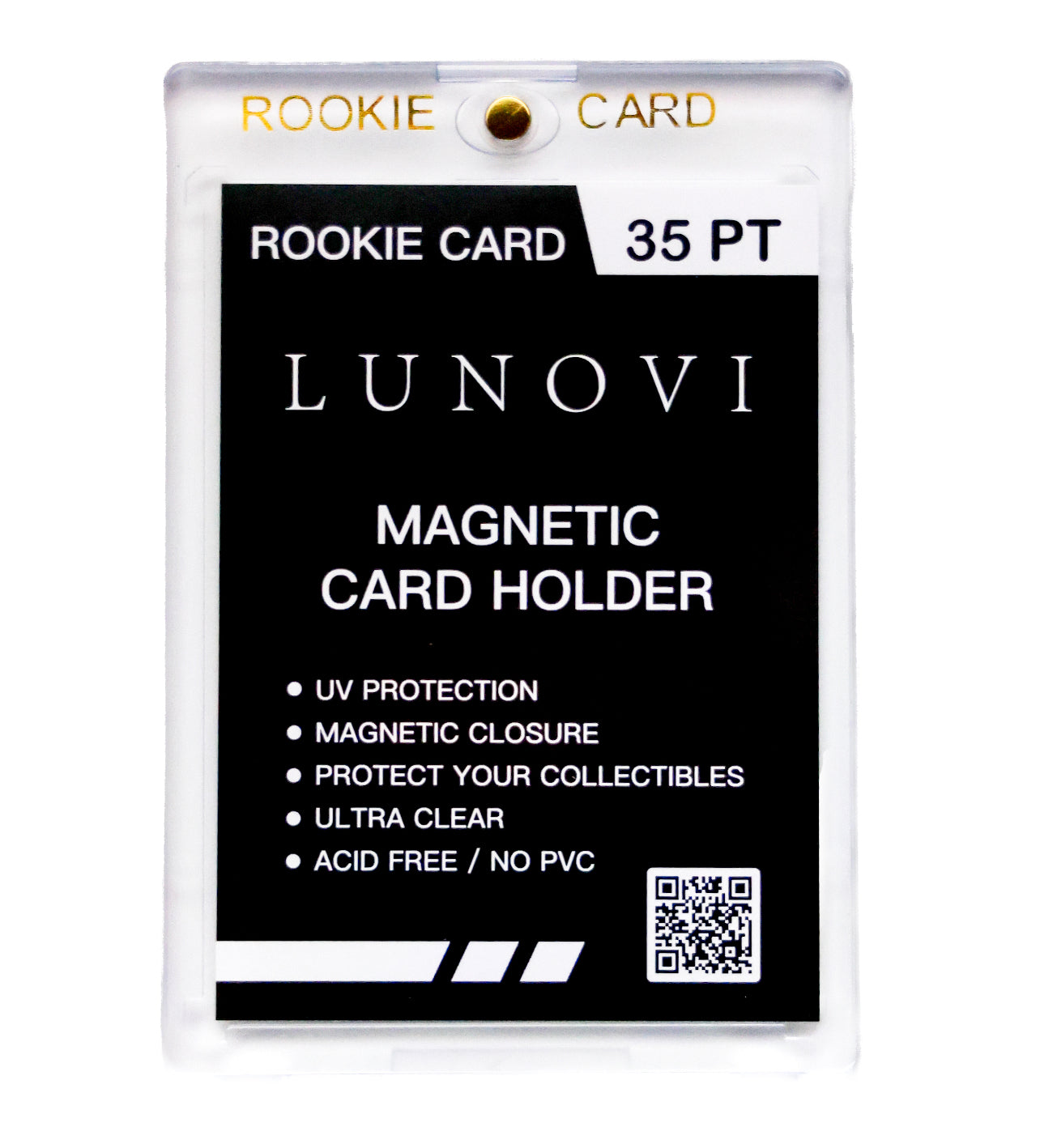 Magnetic One Touch Card Holder Rookie Card Engraved 35pt (5 Pack)