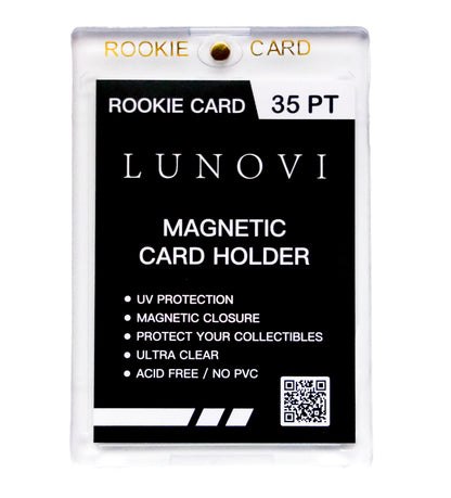 Magnetic One Touch Card Holder Rookie Card Engraved 35pt (5 Pack)