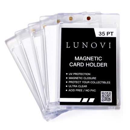 Magnetic One Touch Card Holder 35pt (5 Pack)
