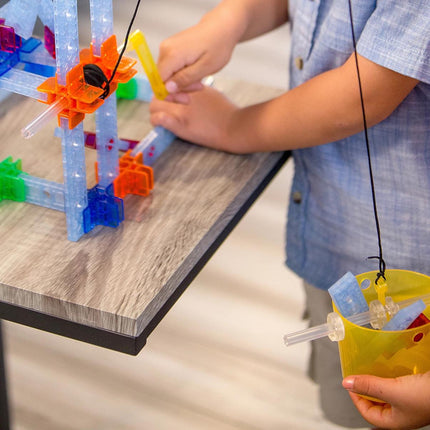 Brackitz Pulley Expansion Add-On Set – 21 Pieces | STEM Educational Building Toy