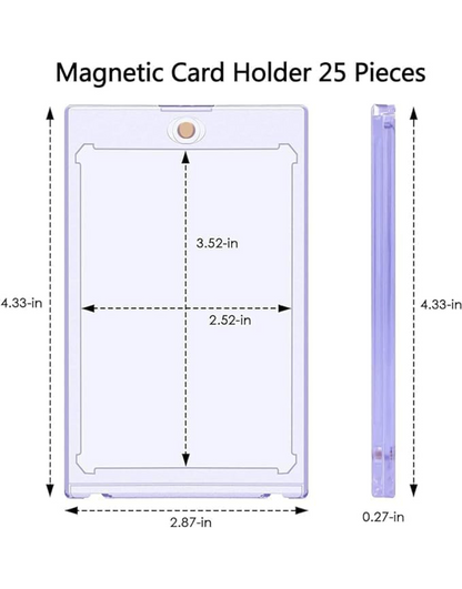 Magnetic One Touch Card Holder Rookie Card Engraved 35pt (5 Pack)
