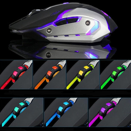 Rechargeable X7 Wireless Silent LED Gaming Mouse