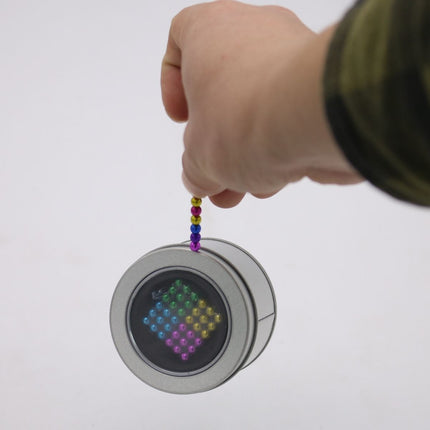 216PCS Magic Bucky Balls – Rainbow Magnetic Beads Cube for Stress Relief & Creativity