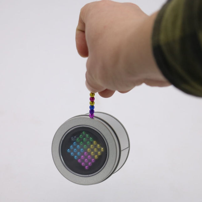 216PCS Magic Bucky Balls – Rainbow Magnetic Beads Cube for Stress Relief & Creativity