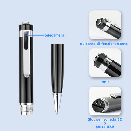 1080P HD Mini Camcorder Hidden Camera Pen