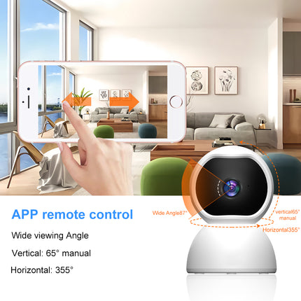 1080P WiFi Smart Security Camera with Night Vision