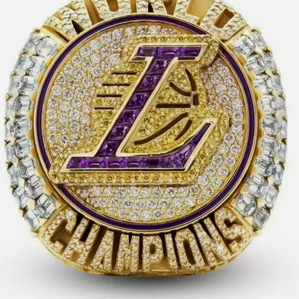 Stainless Steel 2020 NBA Champion Los Angeles Lakers Ring