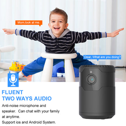 Mini WiFi Security Camera 1080P with Night Vision, Motion Detection & Cloud Storage