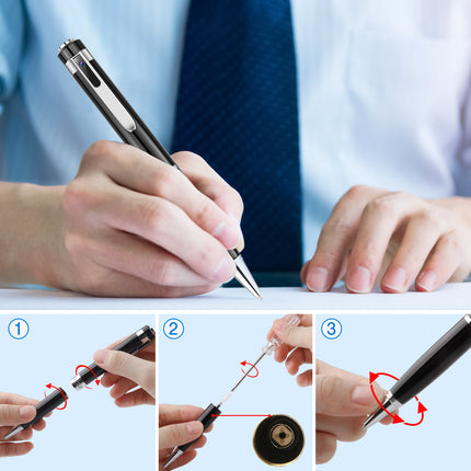 1080P HD Mini Camcorder Hidden Camera Pen