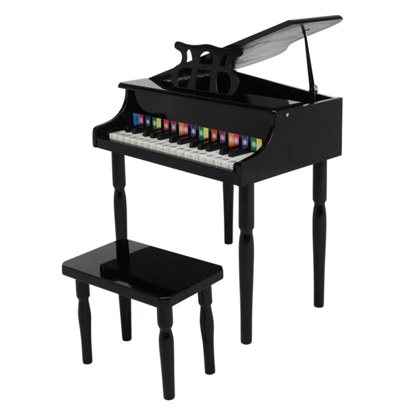 Children’s Wooden Toy Piano with Bench - 30 Keys