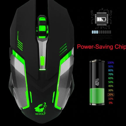 Rechargeable X7 Wireless Silent LED Gaming Mouse