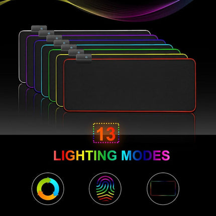 Ninja Dragons 1-Touch Light-Up RGB Gaming Mouse Pad