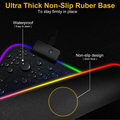 Ninja Dragons 1-Touch Light-Up RGB Gaming Mouse Pad