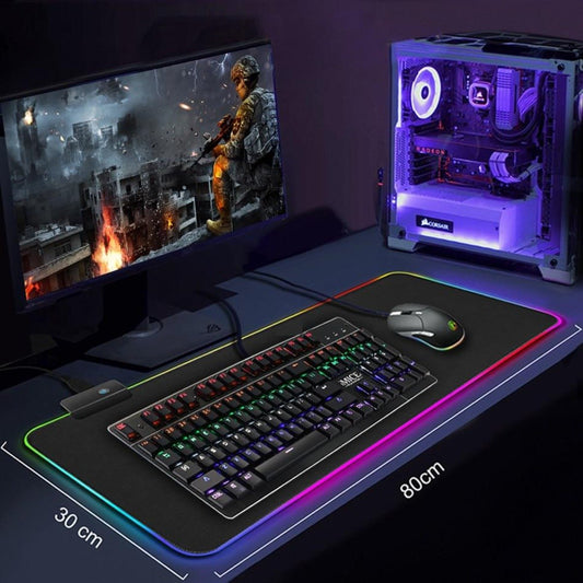 Ninja Dragons 1-Touch Light-Up RGB Gaming Mouse Pad